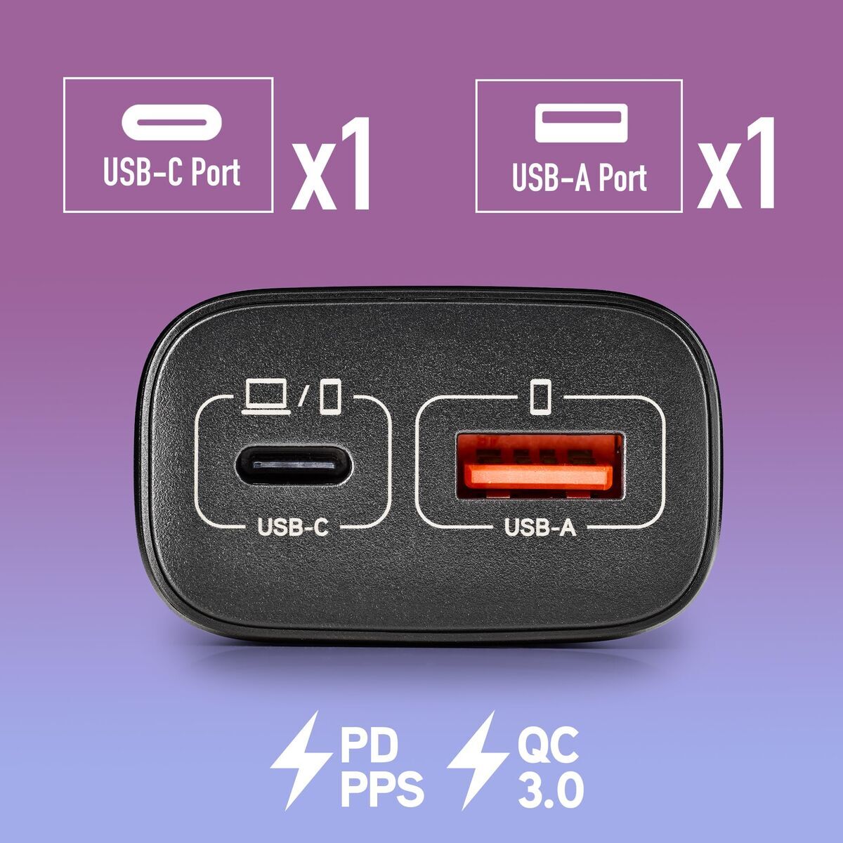 Picture of Laptop Charger NGS ERA45WBLACK 45 W Black