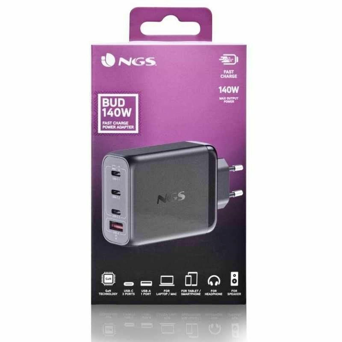 Afbeeldingen van Laptop Charger NGS ULTRARAPIDO140W 140 W
