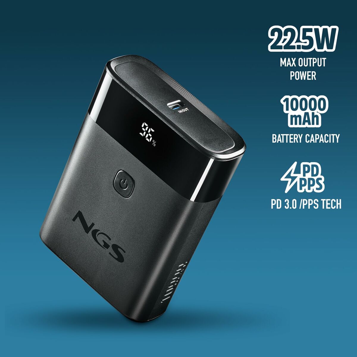 Powerbank NGS TWIX10 Black 10000 mAh