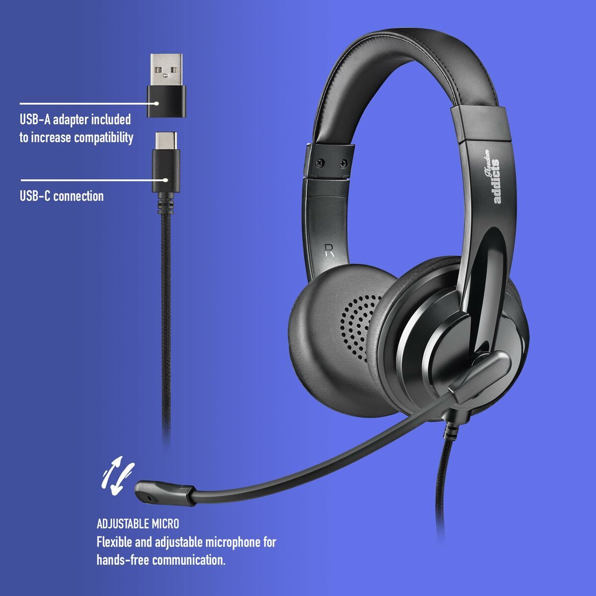 Headphones NGS VOX650 Black
