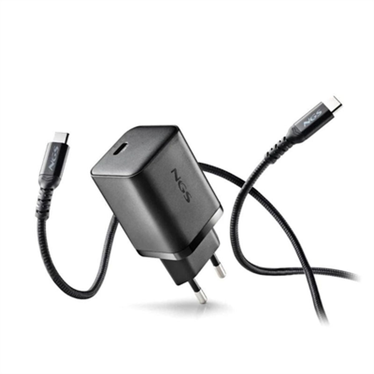 Bild von Wall Charger NGS GAN ULTRARAP 65W Black 1,5 m