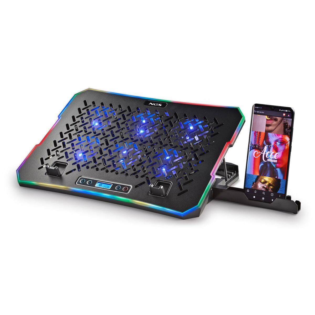 Bild von Cooling Base for a Laptop NGS HEROSTAND