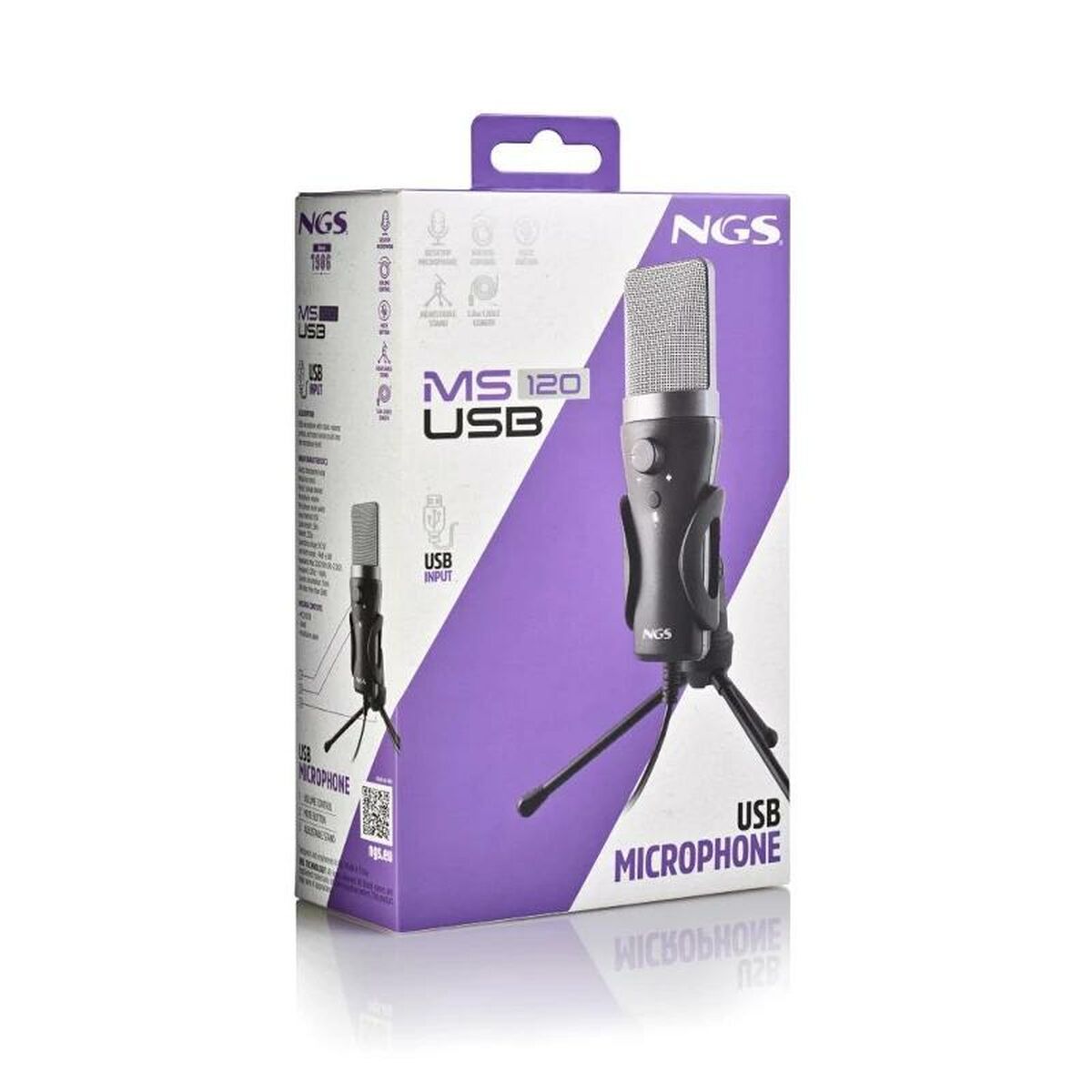 Picture of Microphone NGS MS120USB Black