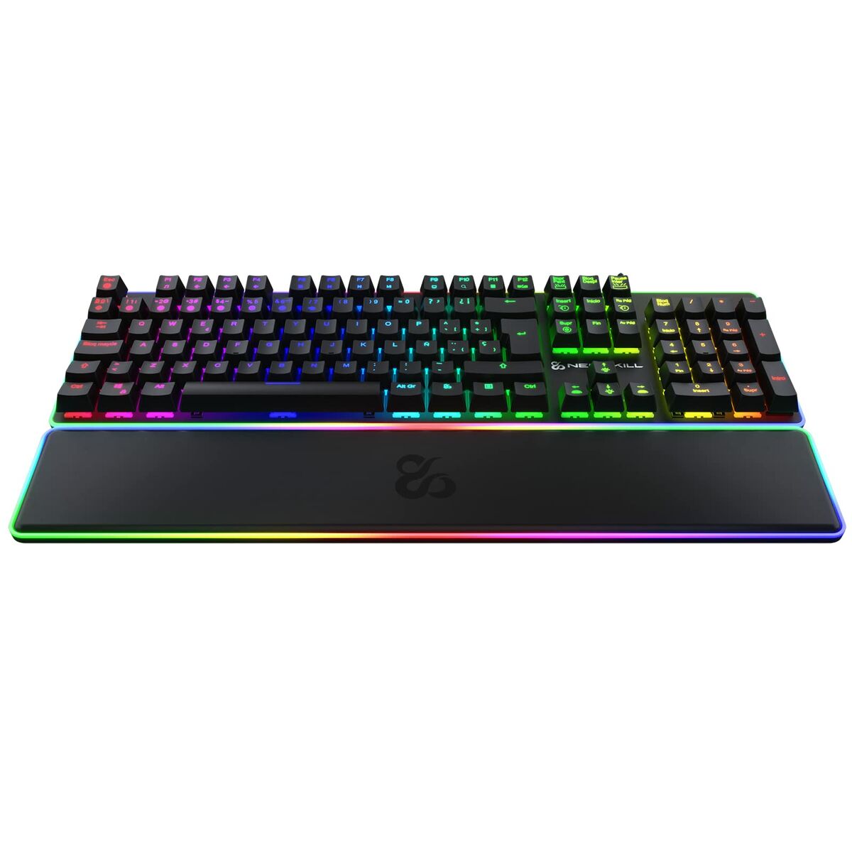 Image secondaire de Clavier pour jeu Newskill Gungnyr Pro Noir LED RGB Espagnol Qwerty