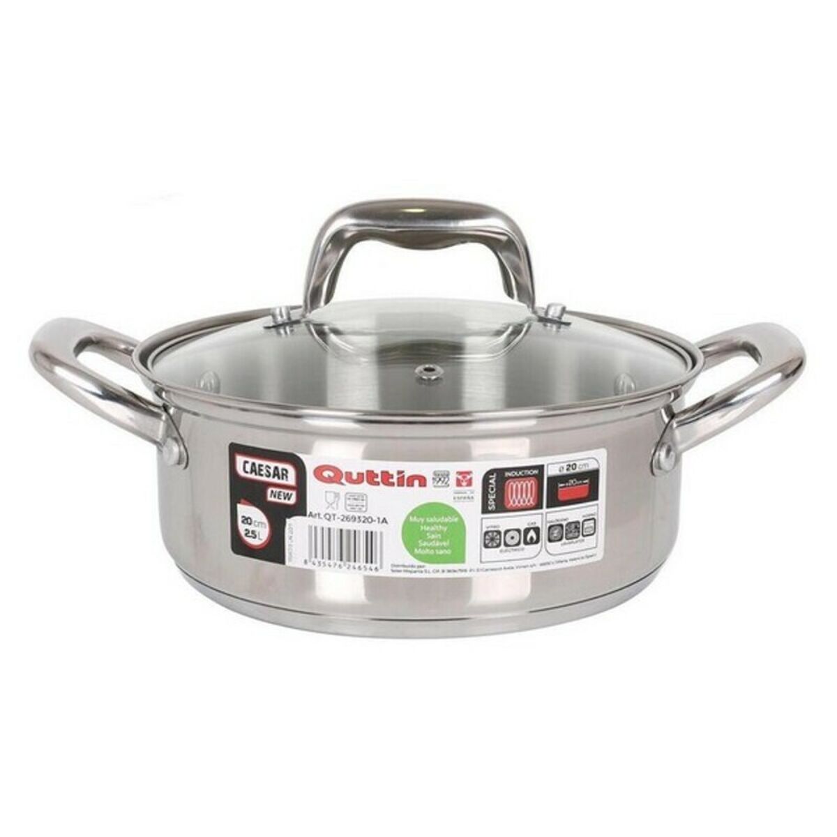 Casserole Quttin New Caesar With lid, view 2