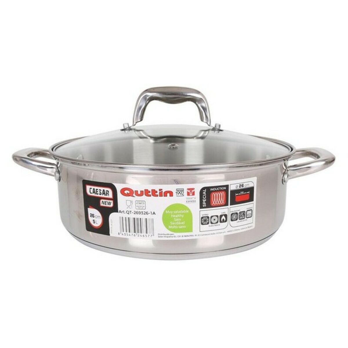 Casserole Quttin New Caesar With lid, view 4