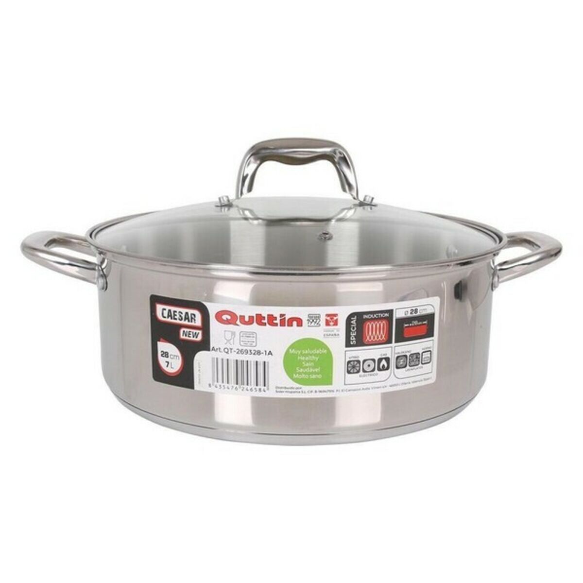 Casserole Quttin New Caesar With lid, view 5