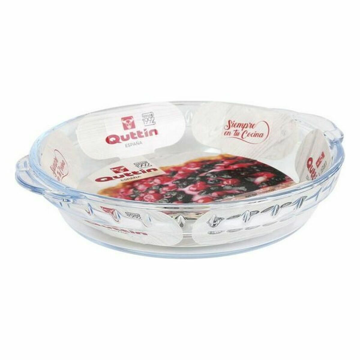 Image secondaire de Plat à Gratin Quttin VEN8435476251533 verre 20,2 x 17,8 x 3,8 cm (6 Unités) (750 cc)