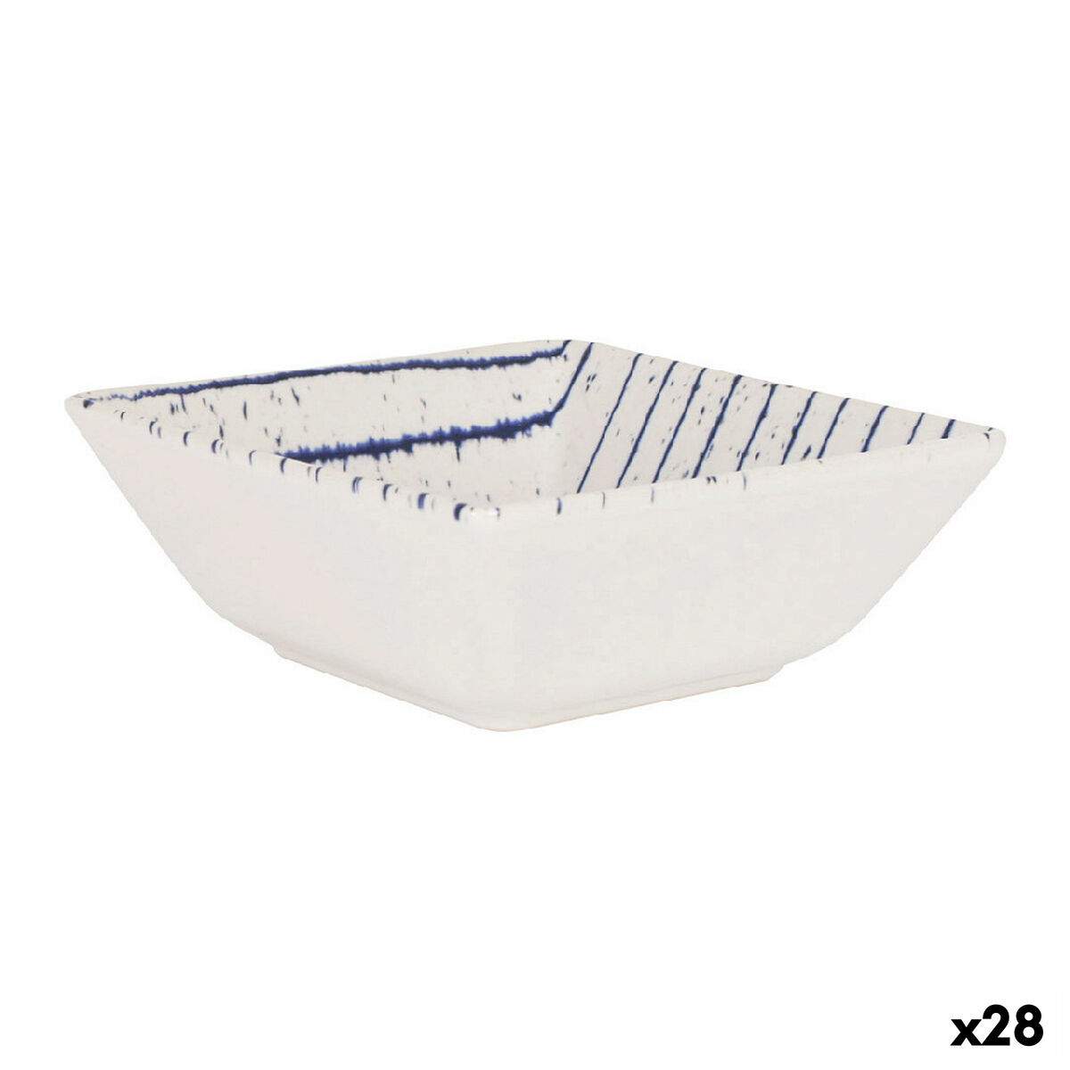 Bol La Mediterránea Arago Porcelaine 13 x 13 x 5 cm (28 Unités)