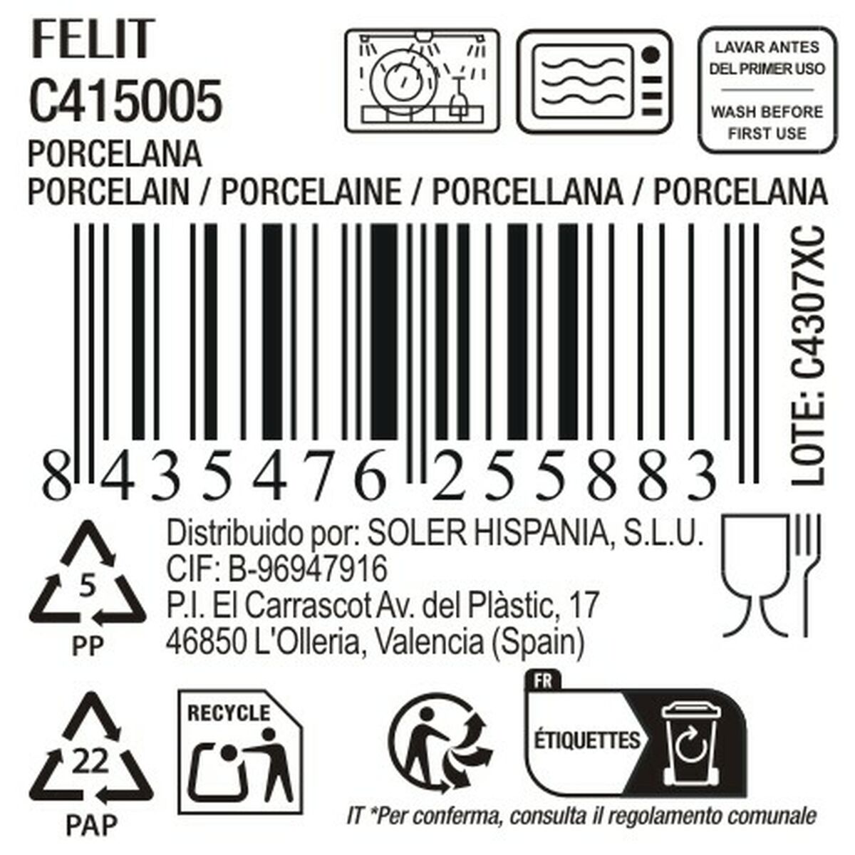 Dessertteller La Mediterránea Felit (ø 19 cm) - Thumbnail 2