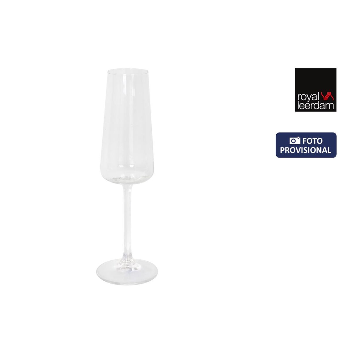 Champagne glass Royal Leerdam 210 ml 6 Pieces, view 2