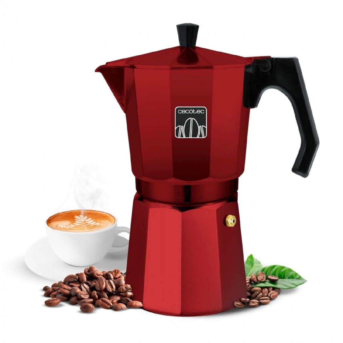 Cafetera Italiana Cecotec Mokclassic 1200 Rojo