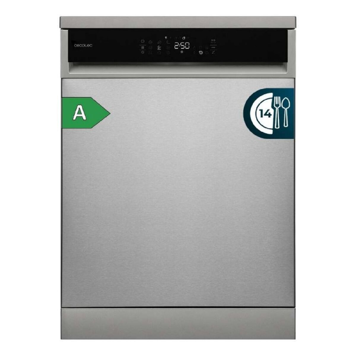Lavavajillas Cecotec Bolero Aguazero 6800 Inox A 59,8 cm Acero