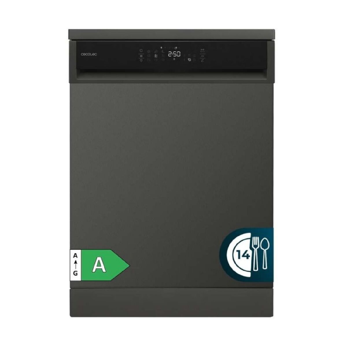 Lavavajillas Cecotec Bolero Aguazero 6800 Dark A Negro