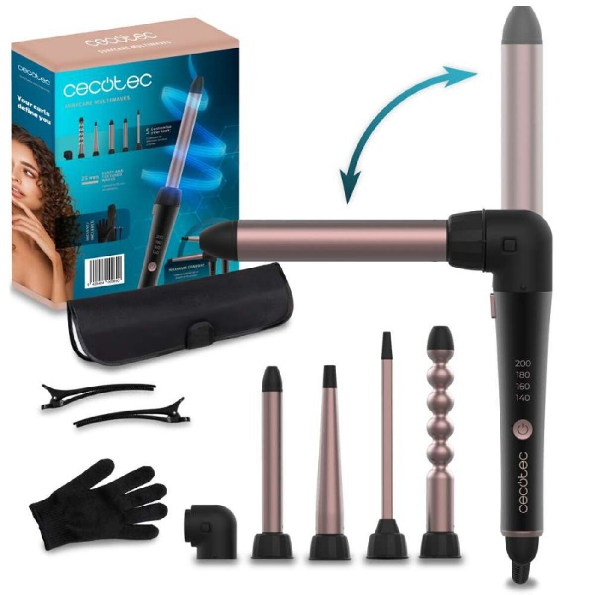Rizador de Pelo Cecotec MultiWaves