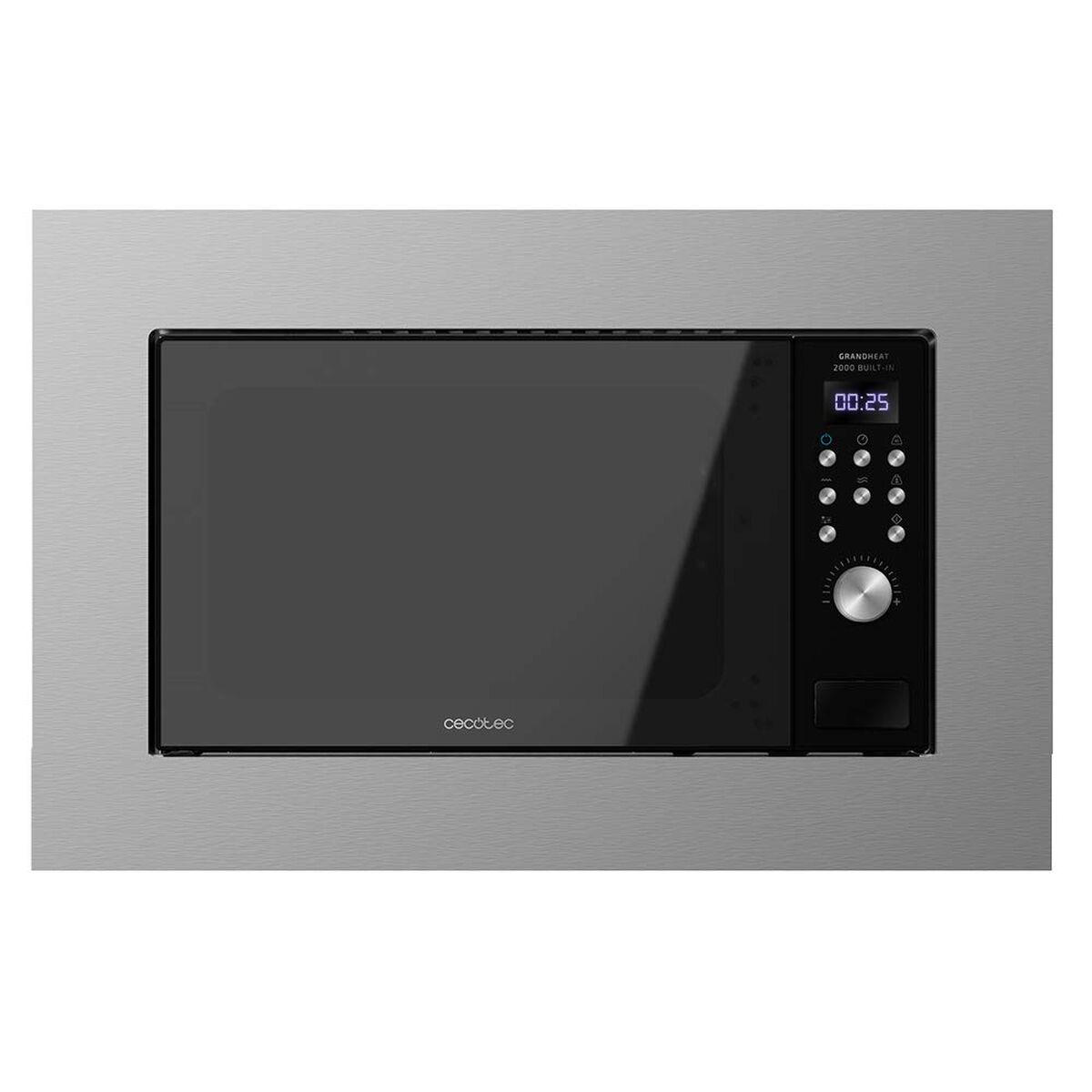 Microondas Integrable Cecotec GrandHeat 2000 Built-In Steel Black 1200 W 700 W 900 W 20 L Negro