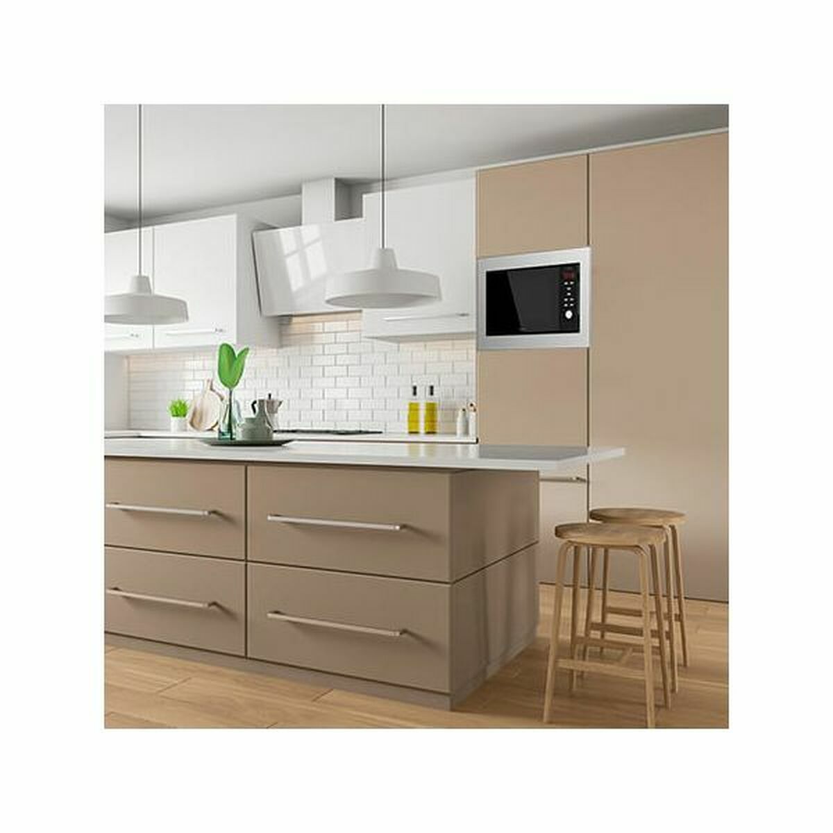 Mikrowellenherd integrierbar Cecotec GrandHeat 2350 Schwarz 900 W 23 L 1000 W (Restauriert B) - Thumbnail 3
