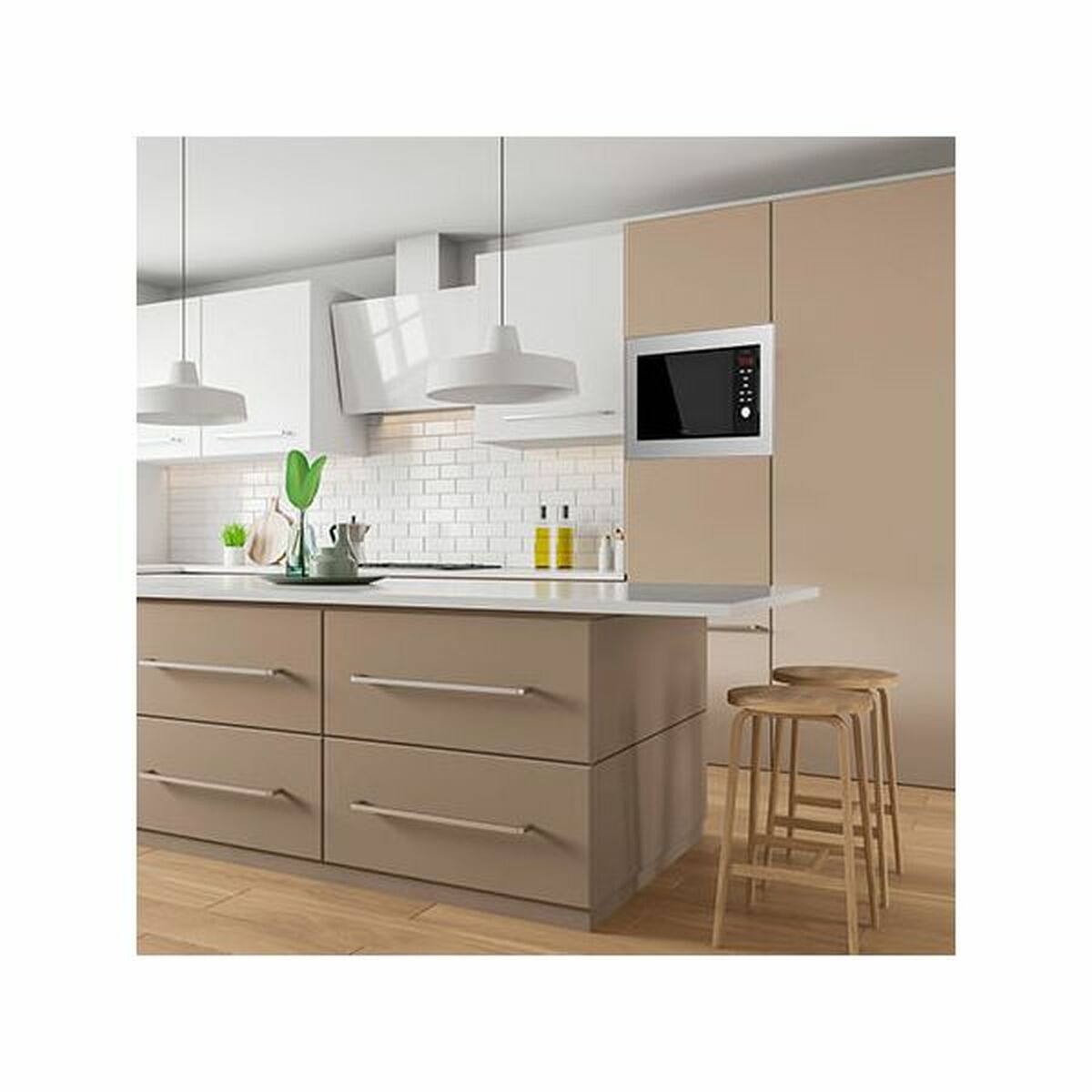 Mikrowellenherd integrierbar Cecotec GrandHeat 2350 Schwarz 900 W 23 L 1000 W (Restauriert B) - Thumbnail 6