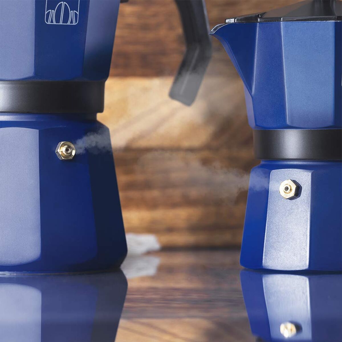Italienische Kaffeemaschine Cecotec Mokclassic 900 Blau 9 Tassen (Restauriert A) - Thumbnail 6