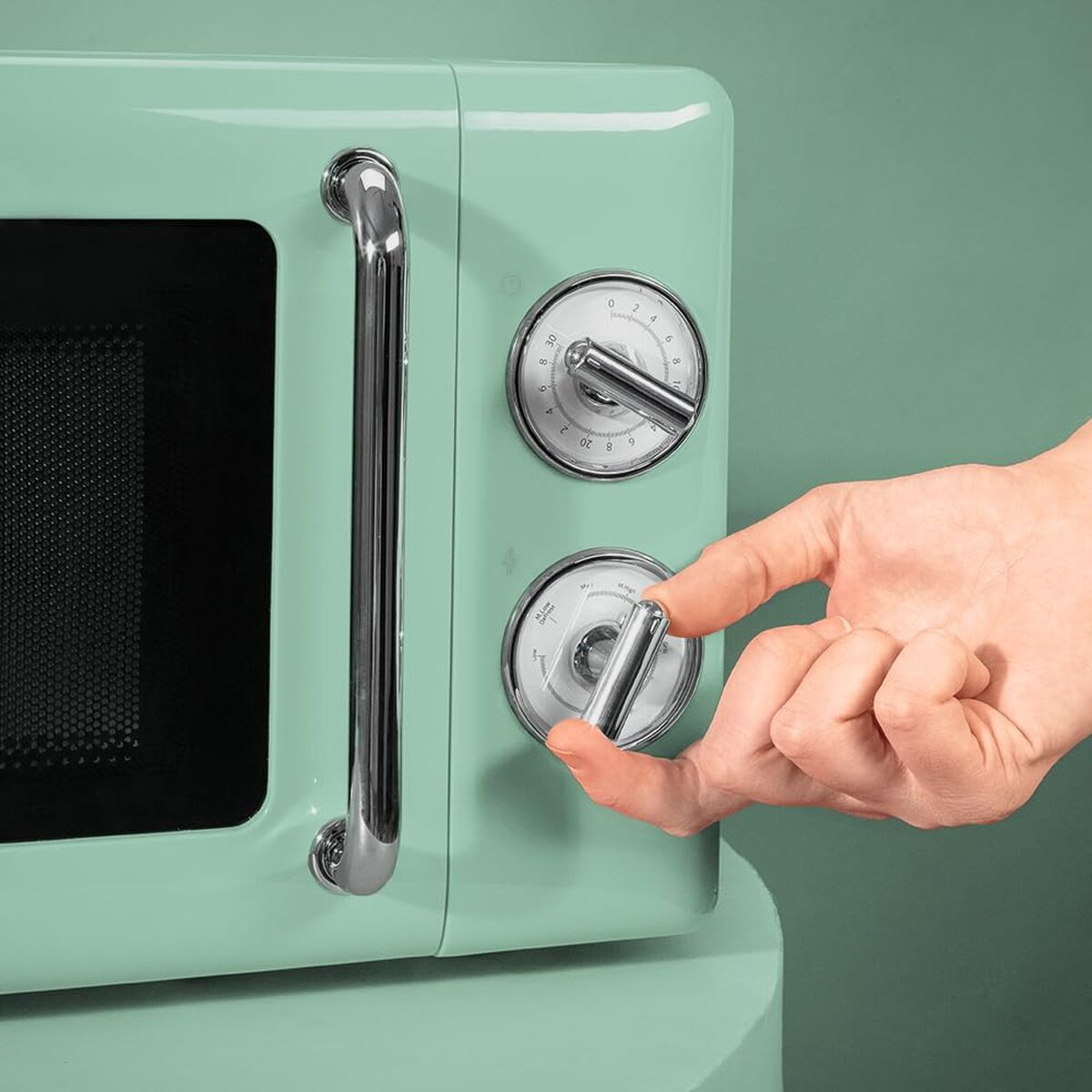 Mikrowelle Cecotec PROCLEAN 3010 RETRO grün 700 W 20 L (Restauriert A) - Thumbnail 5