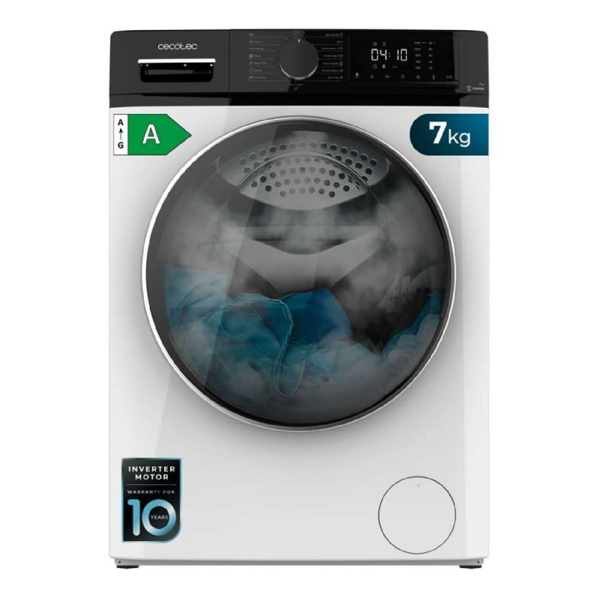 Lavadora Cecotec Bolero DressCode 7610 Inverter A 1400 rpm 7 kg