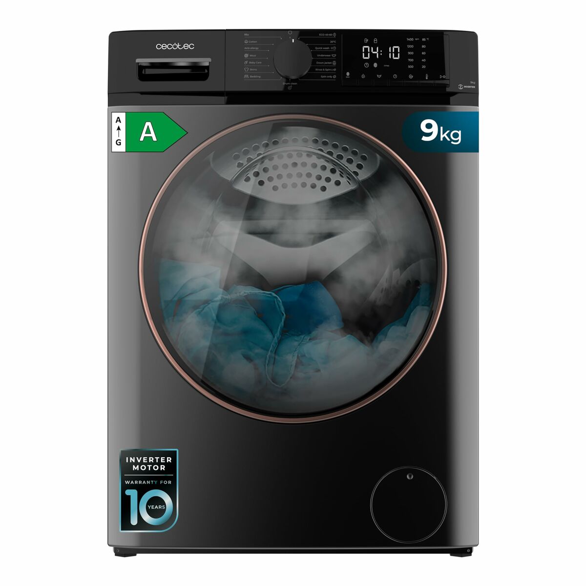 Lavadora Cecotec Bolero DressCode 9610 1400 rpm 9 L