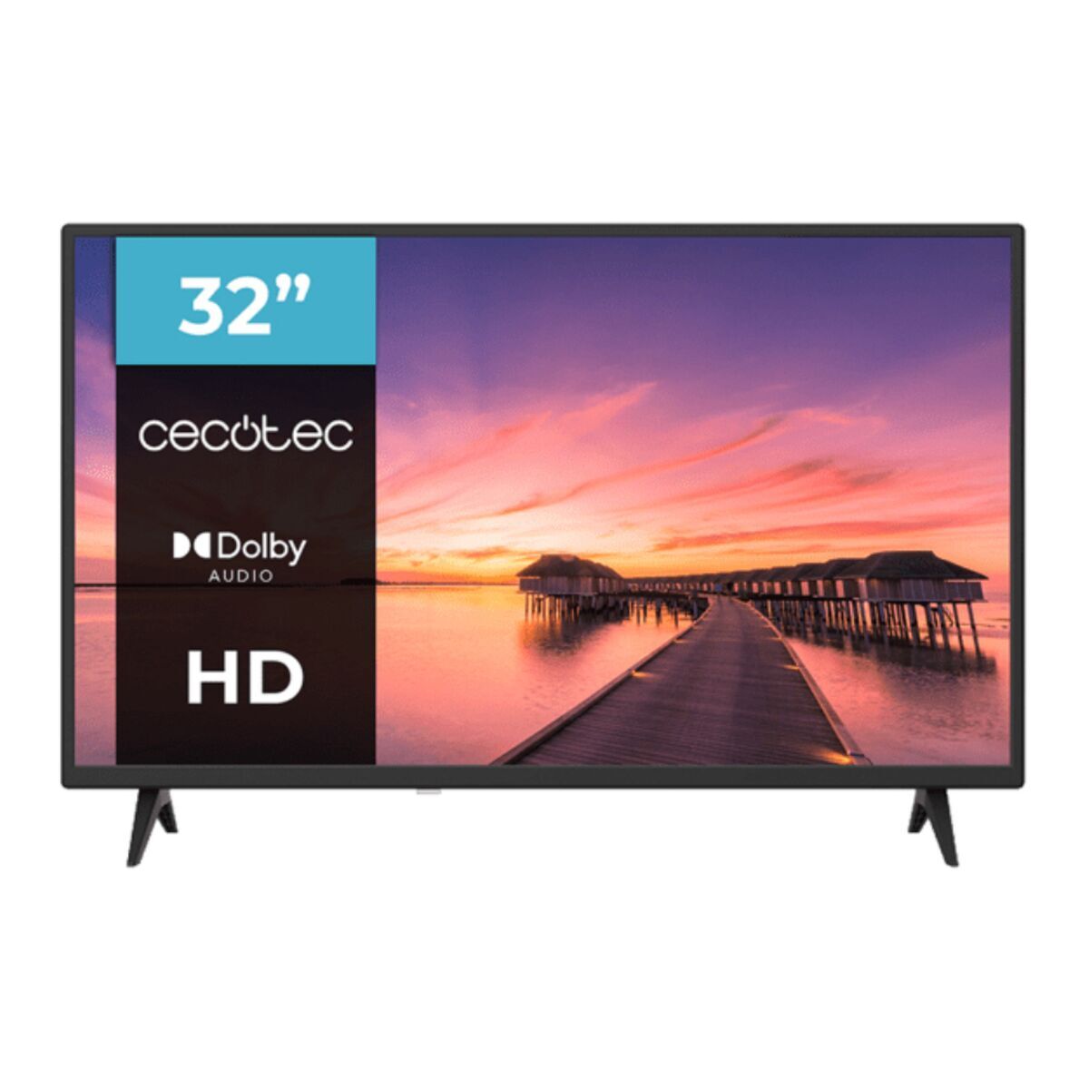 Cecotec Smart TV 32" HD LED 0 series 0032S pantalla plana DVB-T2 HDMI USB negro