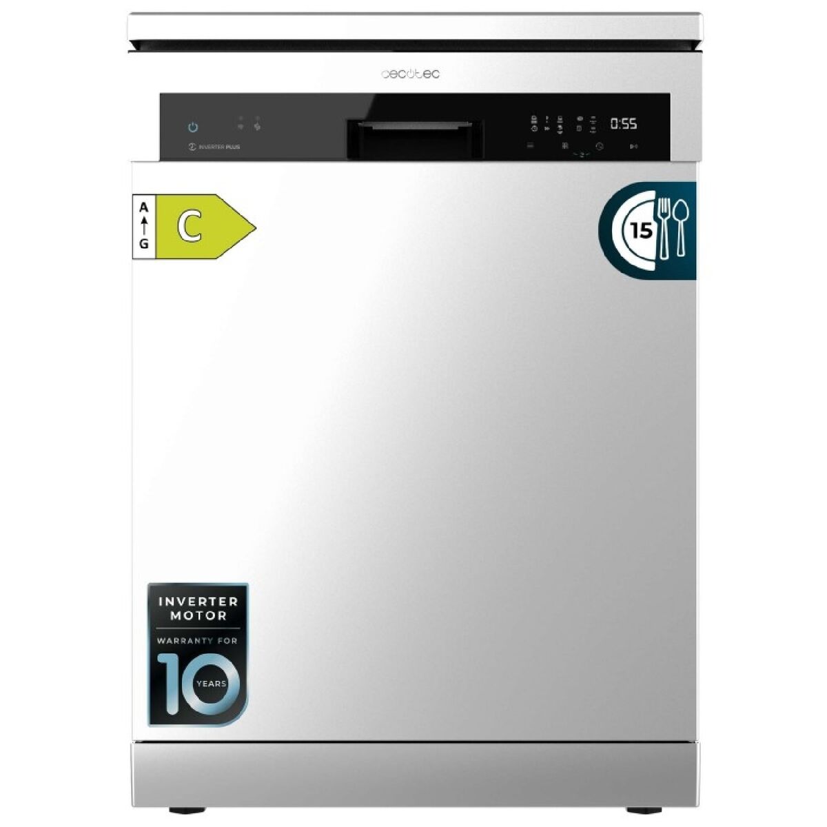 Lavavajillas Cecotec Bolero Aguazero 6500 Inox C 60 cm Acero