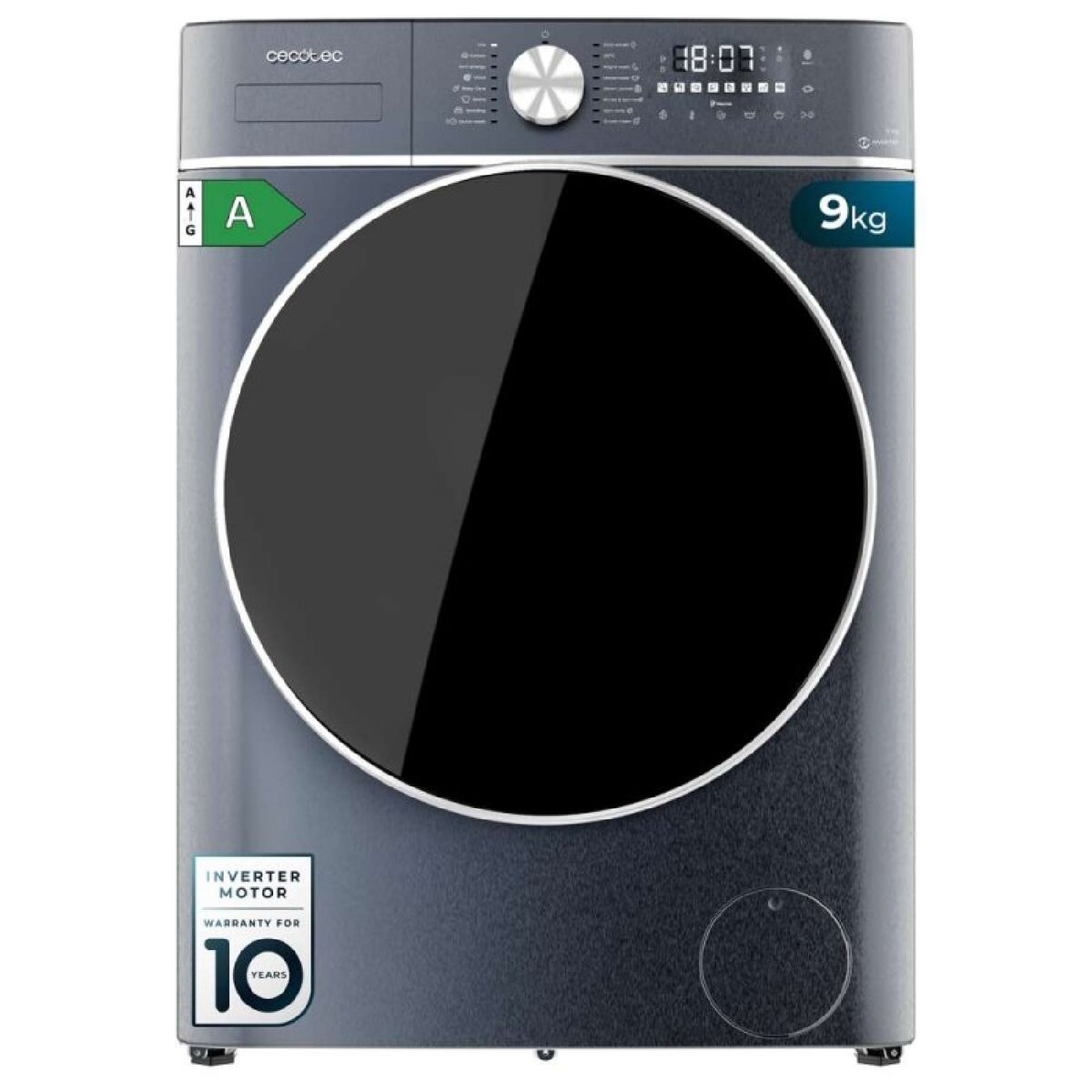 Lavadora Cecotec Bolero DressCode 9800 Inverter 1400 rpm 9 kg