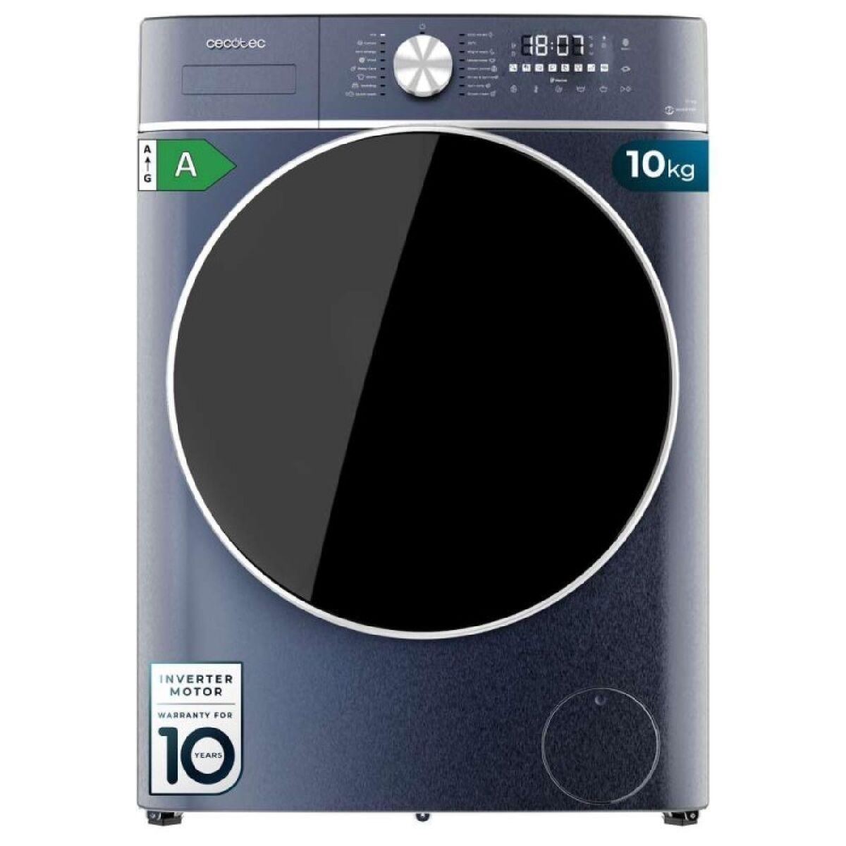 Cecotec Lavadora Bolero DressCode 10800 Inverter 10 kg 1400 rpm 16 programas A