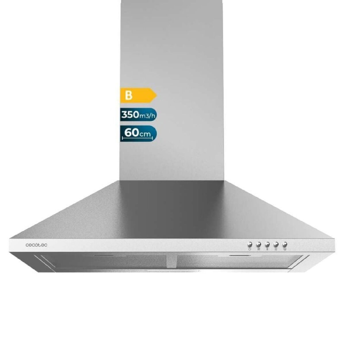 Campana Convencional Cecotec Bolero Flux PM 603500 Inox B