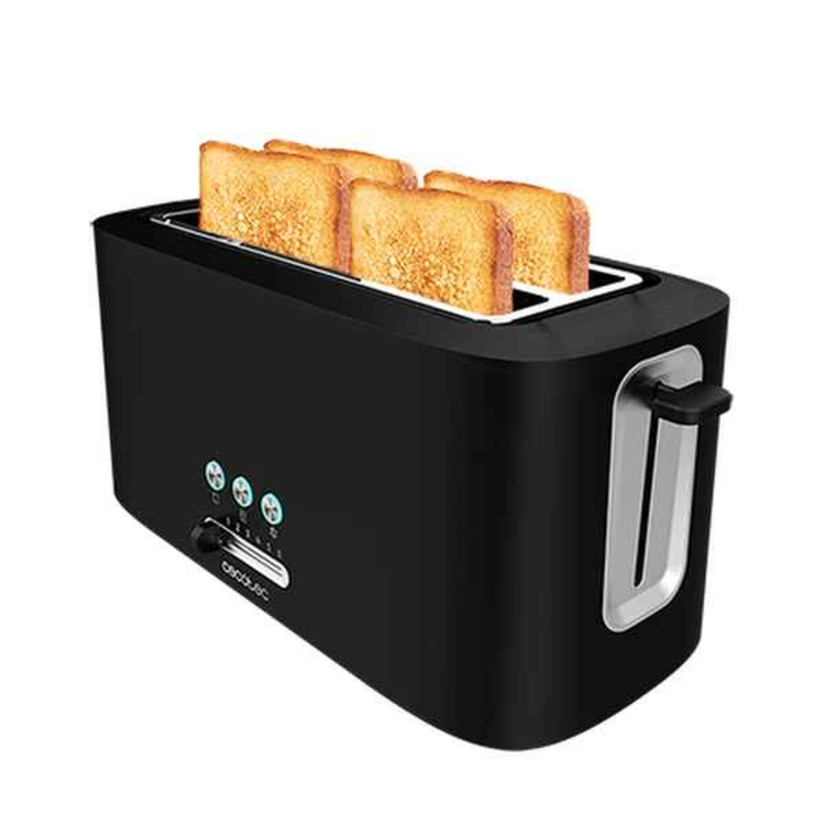 Tostadora Cecotec Toast&Taste 16000 Extra Double 1630 W Negro