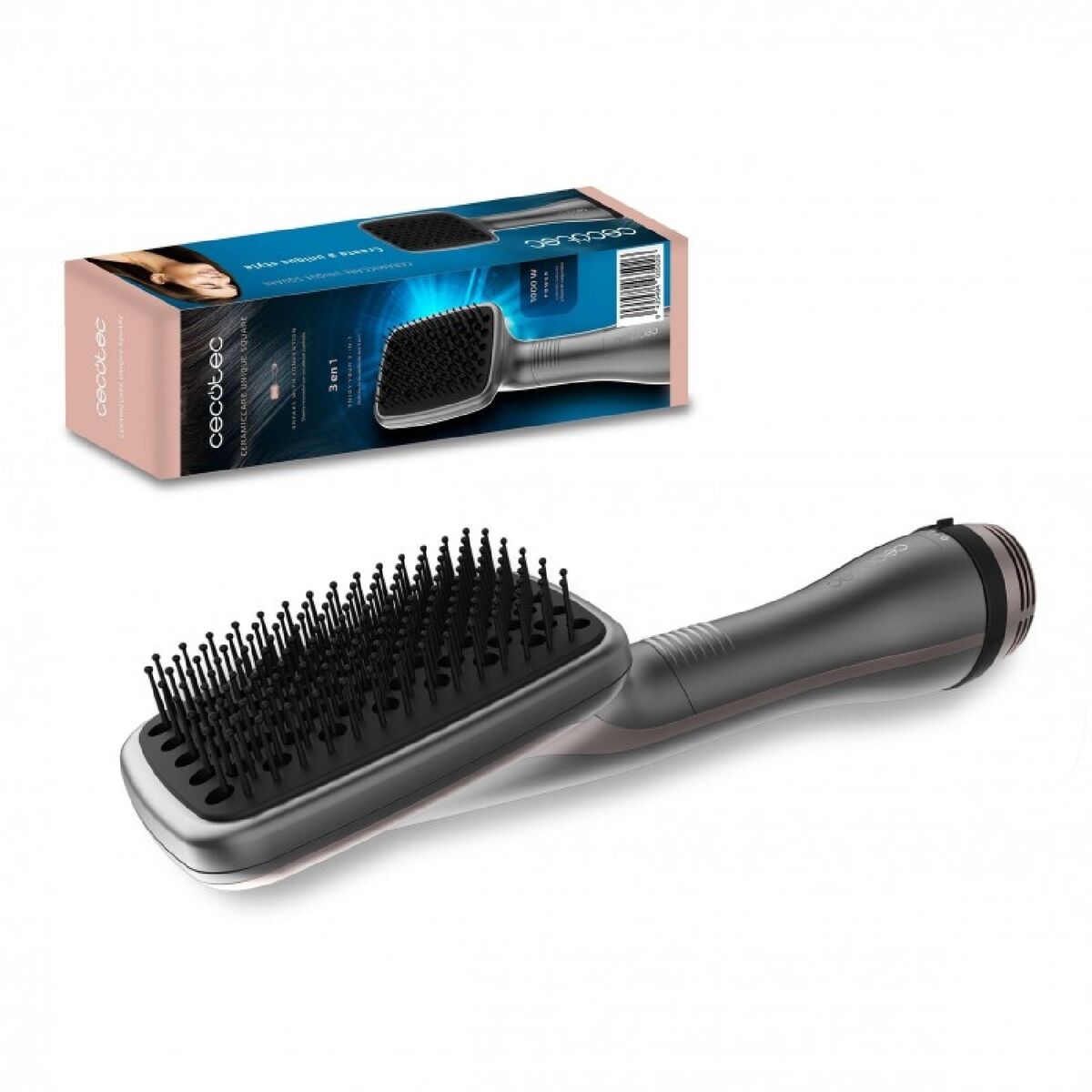 Cepillo Moldeador Cecotec CeramicCare Unique Square