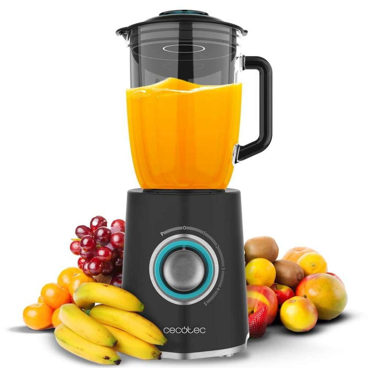 Batidora de Vaso Cecotec Power black Titanium 2000Max Mix Go 2000 W Negro 1,5 L