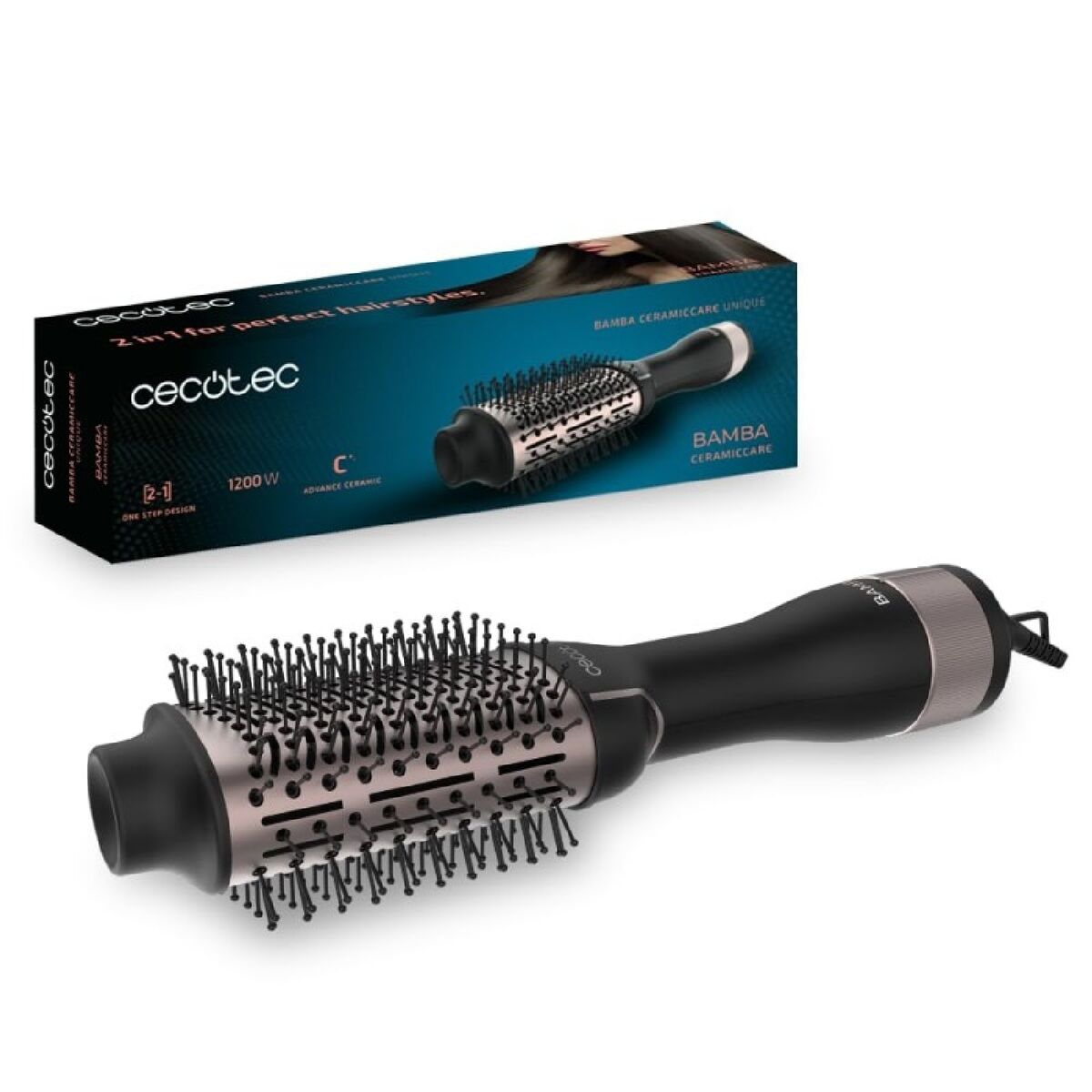 Cepillo Moldeador Cecotec CeramicCare Single