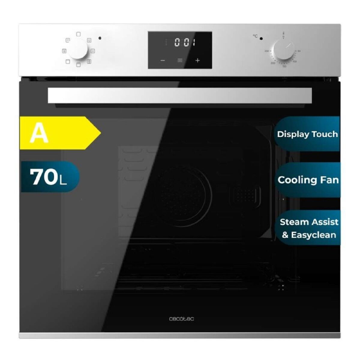 Horno Cecotec Bolero Hexa M226001 Line 2800 W 70 L