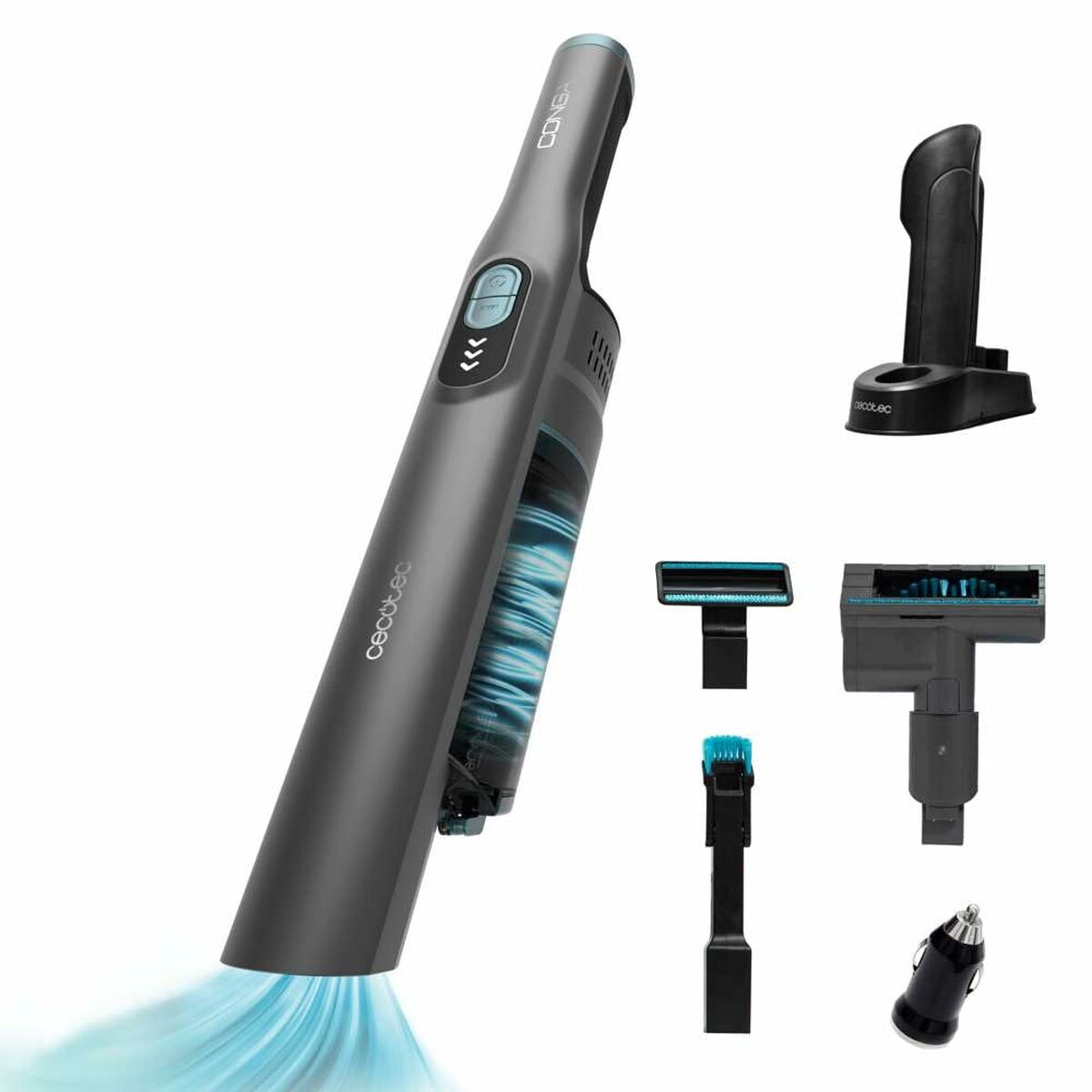 Aspiradora de Mano Cecotec Conga Rockstar Micro+ Clean&Car 200 W
