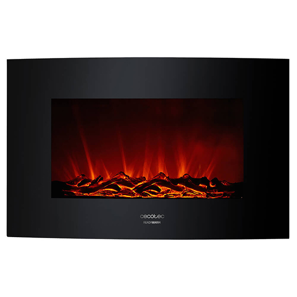 Decorative Electric Chimney Breast Cecotec Warm 3500 Curved Flames 2000W