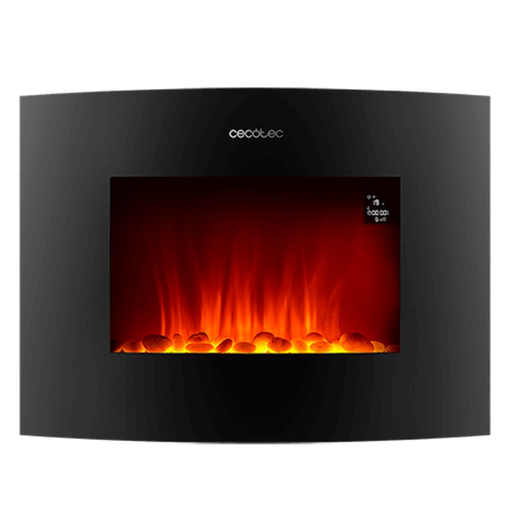 Decorative Electric Chimney Breast Cecotec Ready Warm 2250 Curved Flames Connected Black 1000 - 2000 W