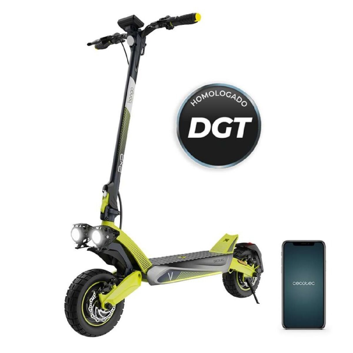 Patinete Eléctrico Cecotec Bongo V55 2x2 Connected 1600 W Negro 25 km/h