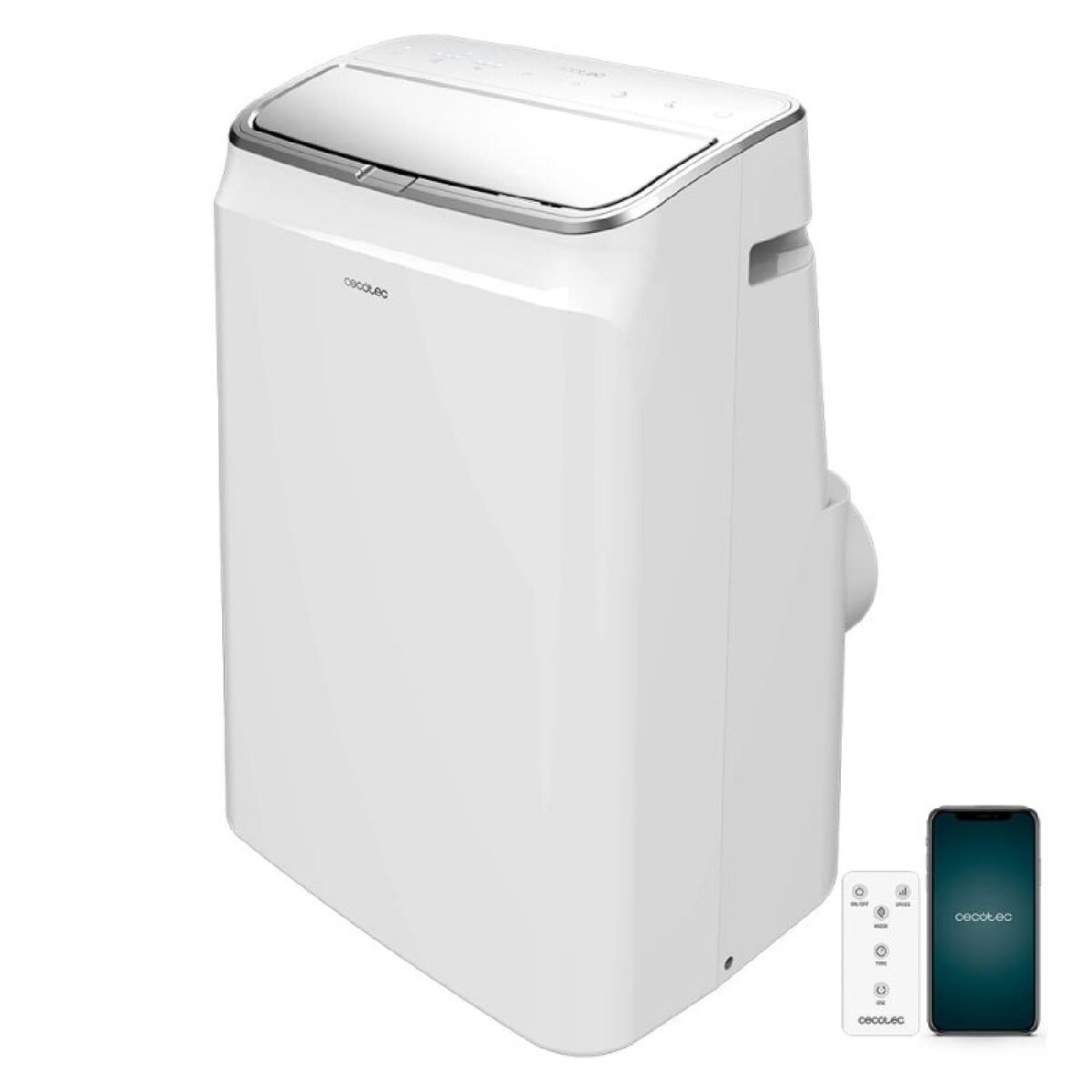 Aire Acondicionado Portátil Cecotec ForceClima 12800 Soundless Heating Connected A 1340 W Blanco