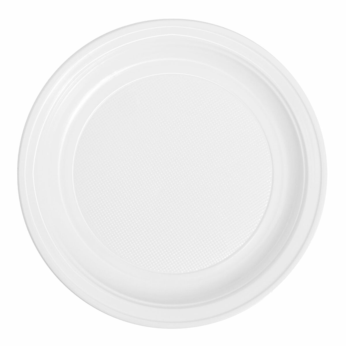 Image secondaire de Lot d'assiettes réutilisables Maxi Products Blanc Plastique 100 Pièces