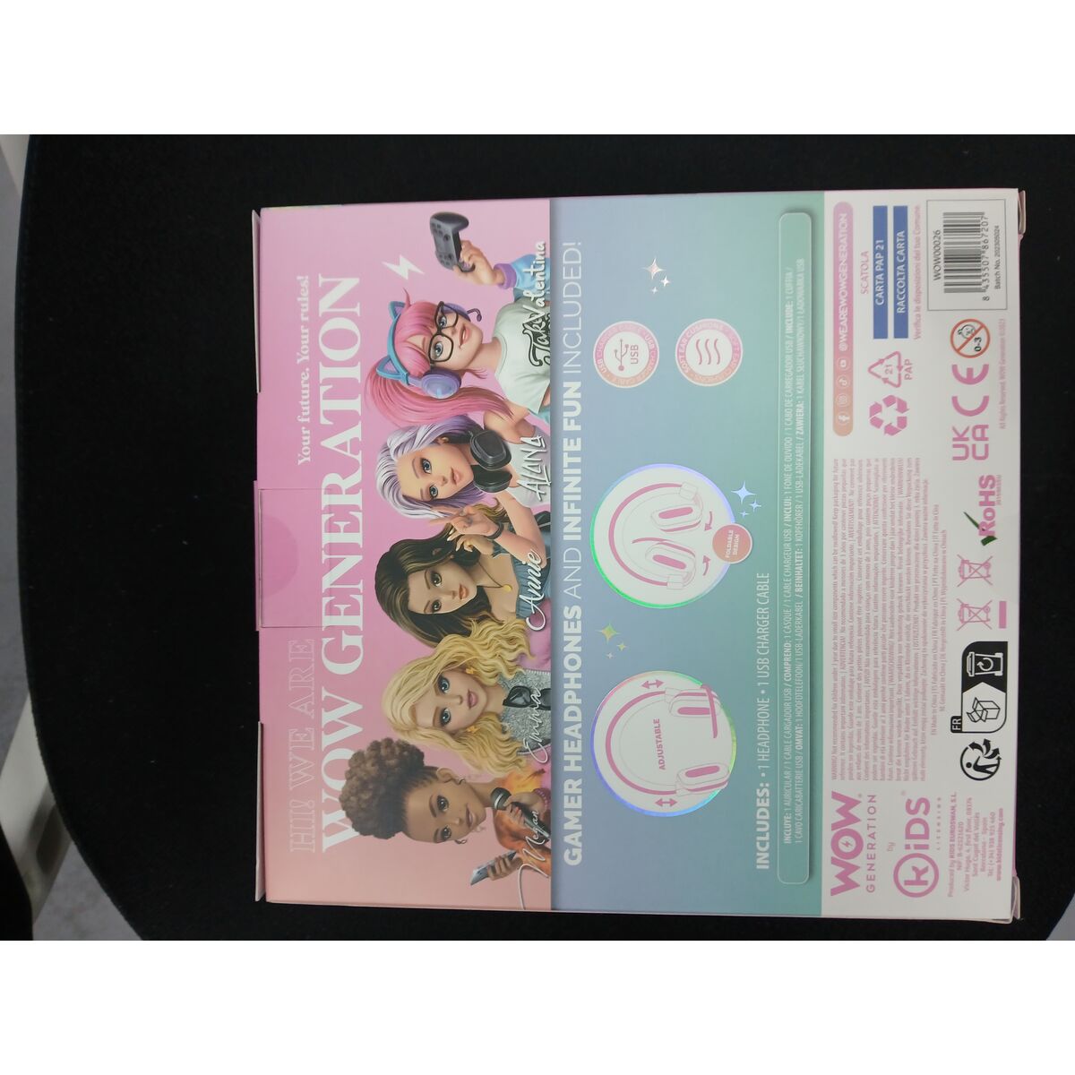 Bild von Bluetooth Headphones Wow Generation 26 x 22 x 6,5 cm