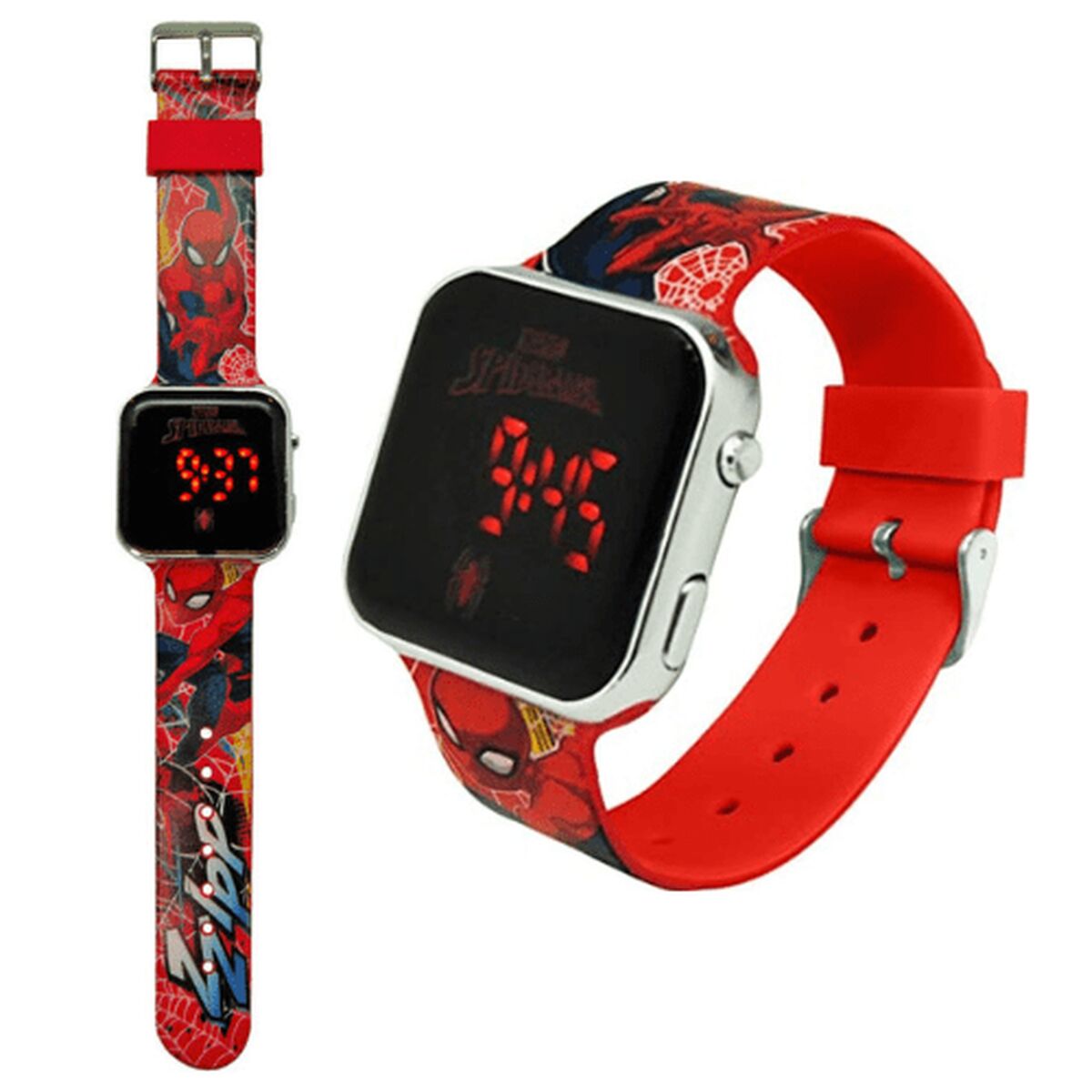 Digital clock Kids Licensing ZZIPP Red LED Screen