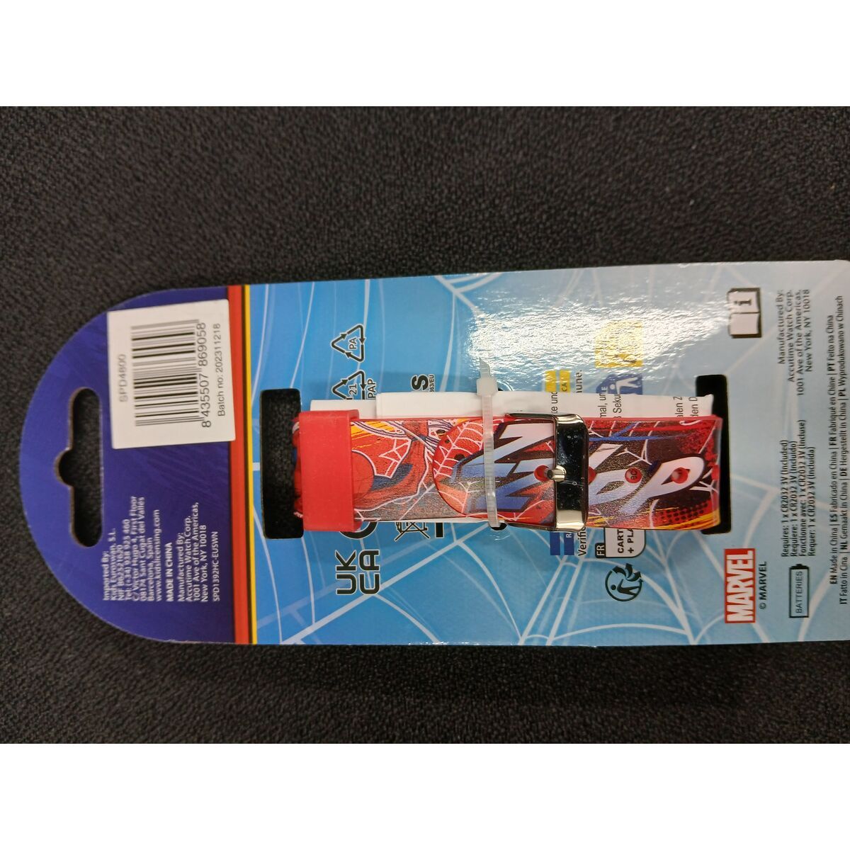 Afbeeldingen van Digital clock Kids Licensing ZZIPP Red LED Screen