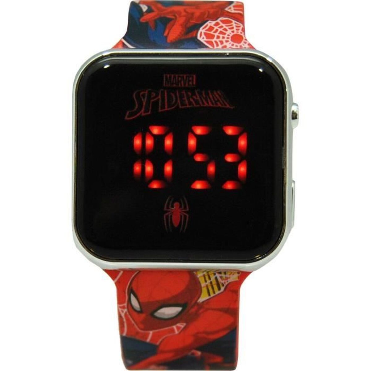 Afbeeldingen van Digital clock Kids Licensing ZZIPP Red LED Screen