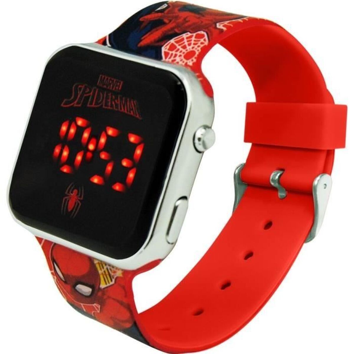 Afbeeldingen van Digital clock Kids Licensing ZZIPP Red LED Screen