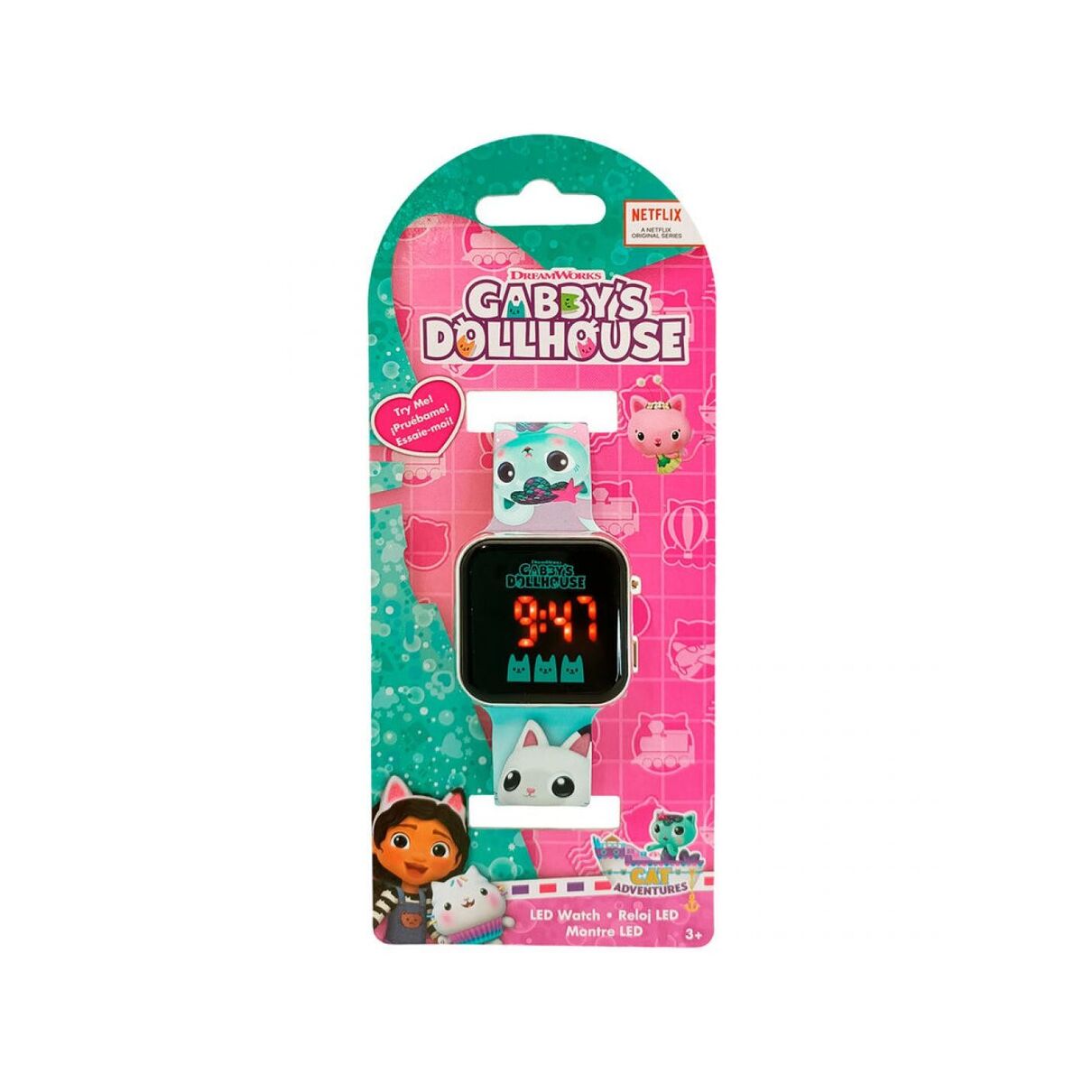 Kids' Smartwatch Kids Licensing Black Ø 35 mm Time Calendar 18 x 7,5 x 3 cm