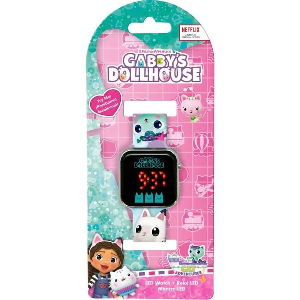 Kids' Smartwatch Kids Licensing Black Ø 35 mm Time Calendar 18 x 7,5 x 3 cm