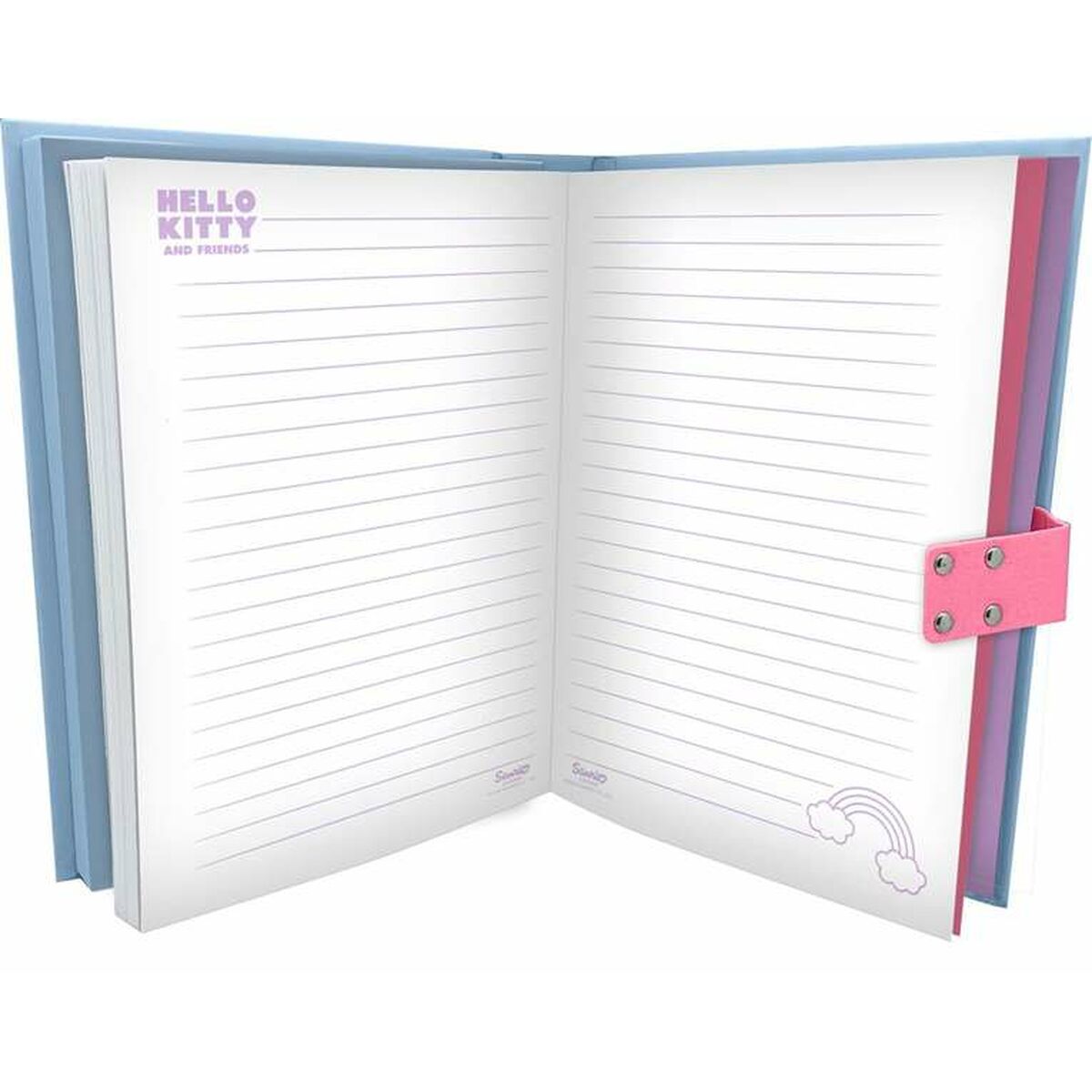 Image secondaire de Journal secret avec cadenas Hello Kitty